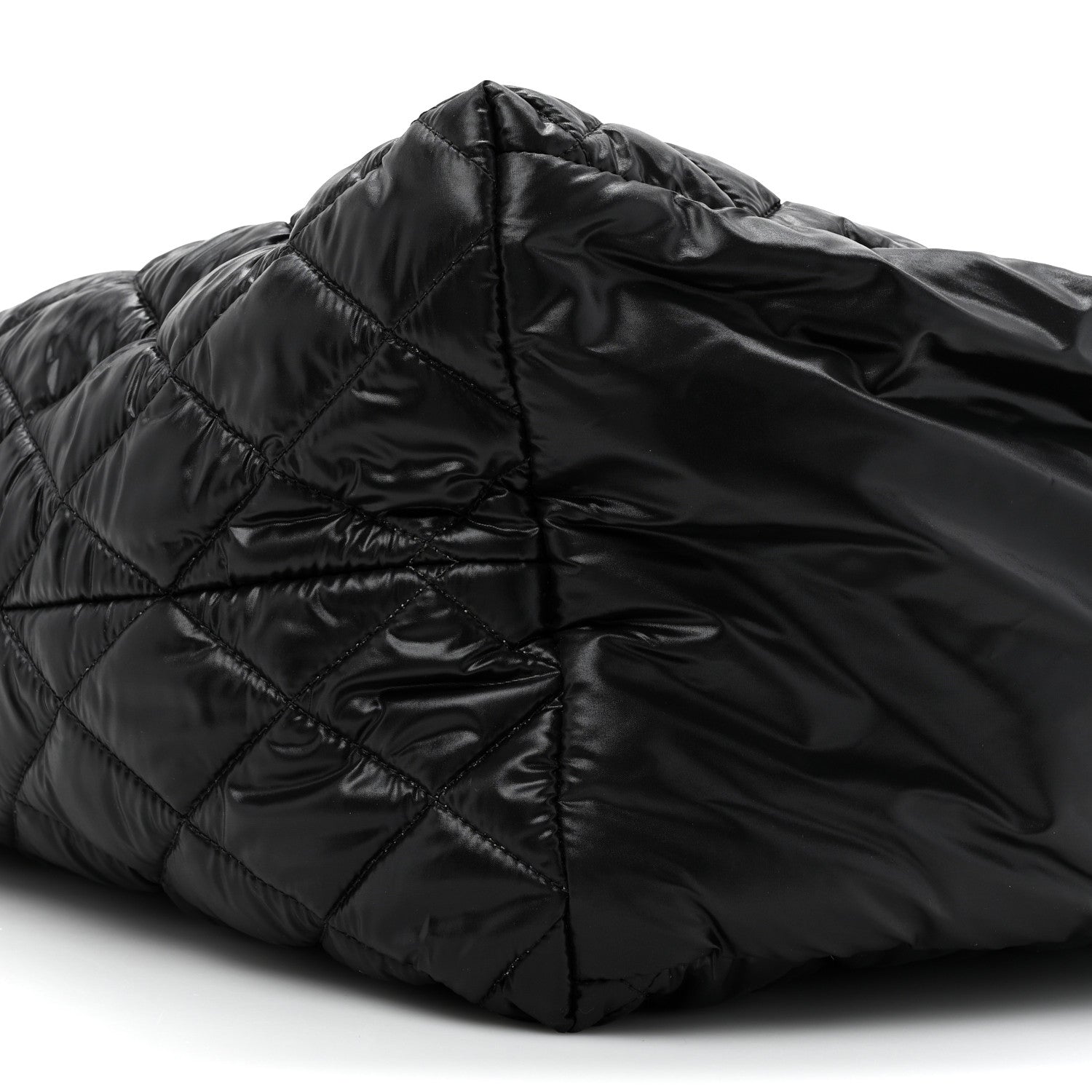 Chanel Nylon Quilted Large Coco Cocoon Tote Black 10 of 10