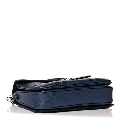 Louis Vuitton Metallic Empreinte Monogram Giant Pochette Metis Navy Nacre 5 of 10