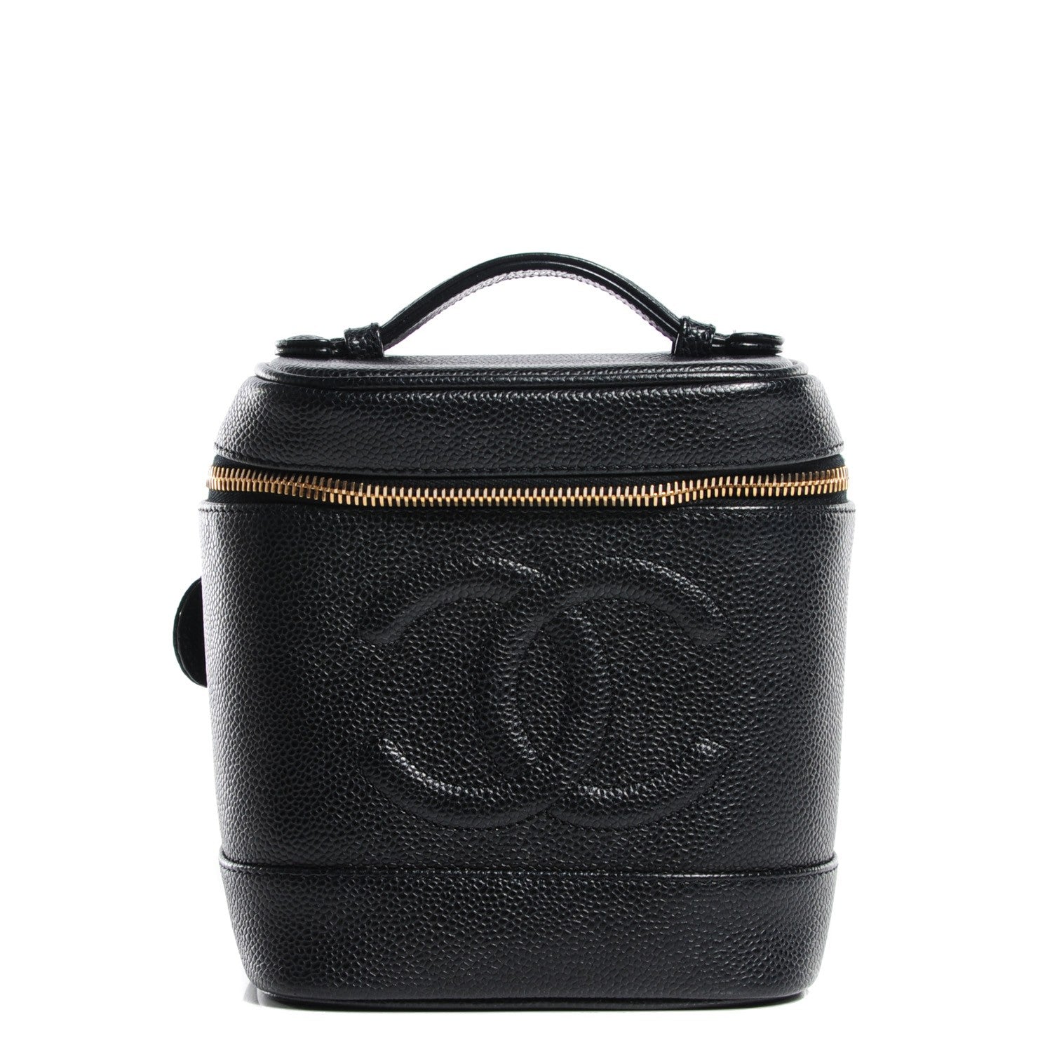 Chanel Caviar Vanity Cosmetic Case Black 1 of 7