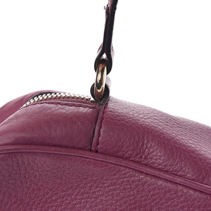 Gucci Pebbled Calfskin Small Soho Disco Bag Peonia Flower 11 of 15