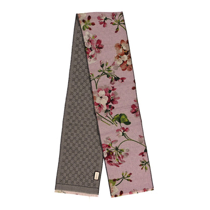 Gucci Wool GG Monogram Miniorophin Scarf Shell Pink 2 of 4