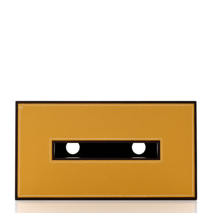 Hermes Mahogany Wood Taurillon Clemence Pleiade Tissue Box 4 of 8