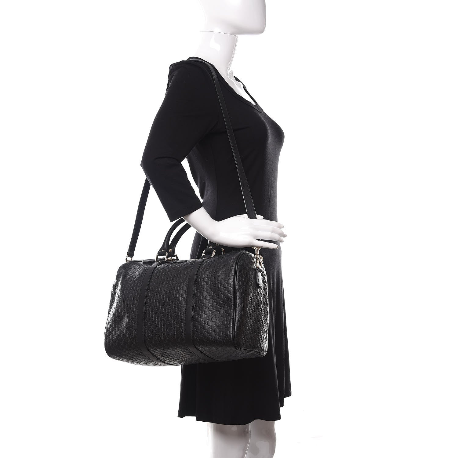 Gucci Microguccissima Medium Joy Boston Black 2 of 10