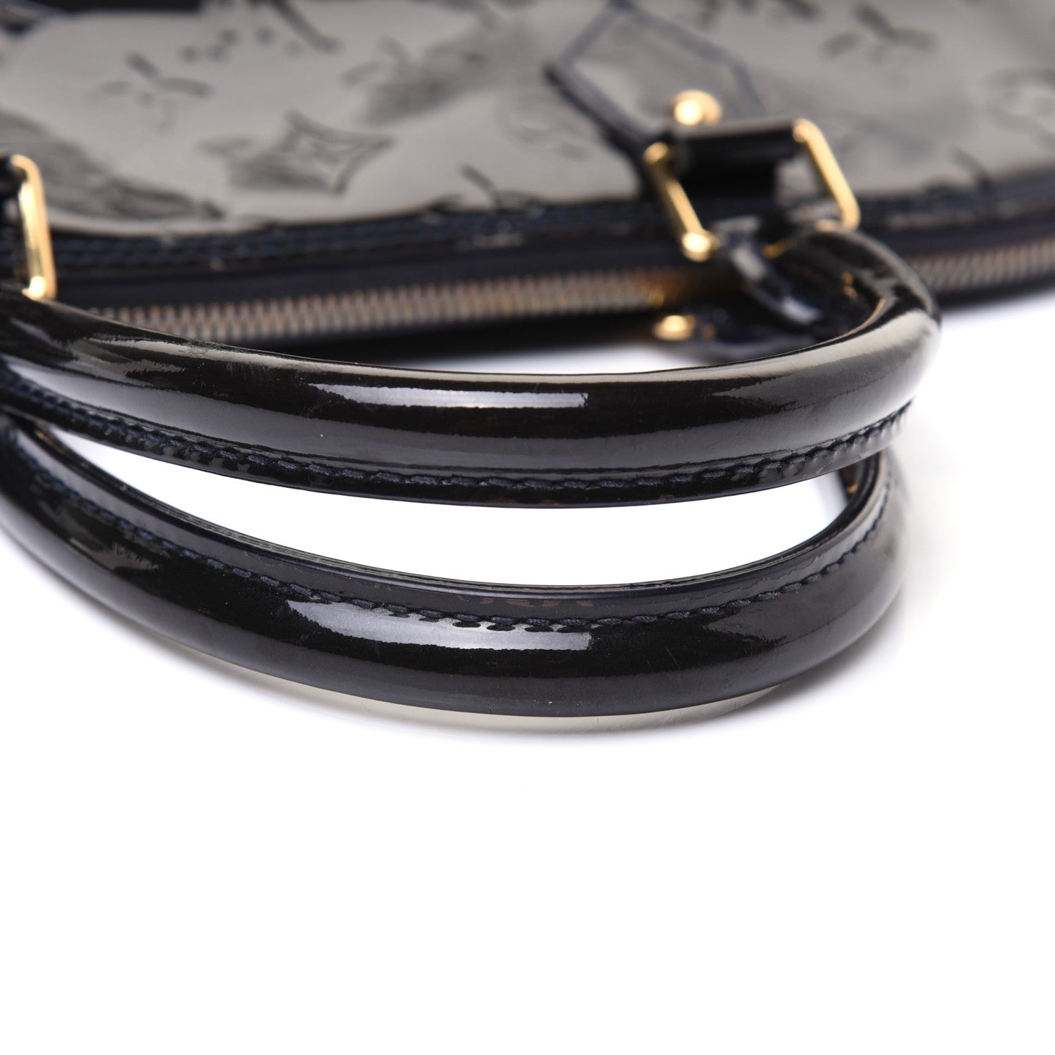 Louis Vuitton Vernis Alma MM Blue Infini 18 of 19