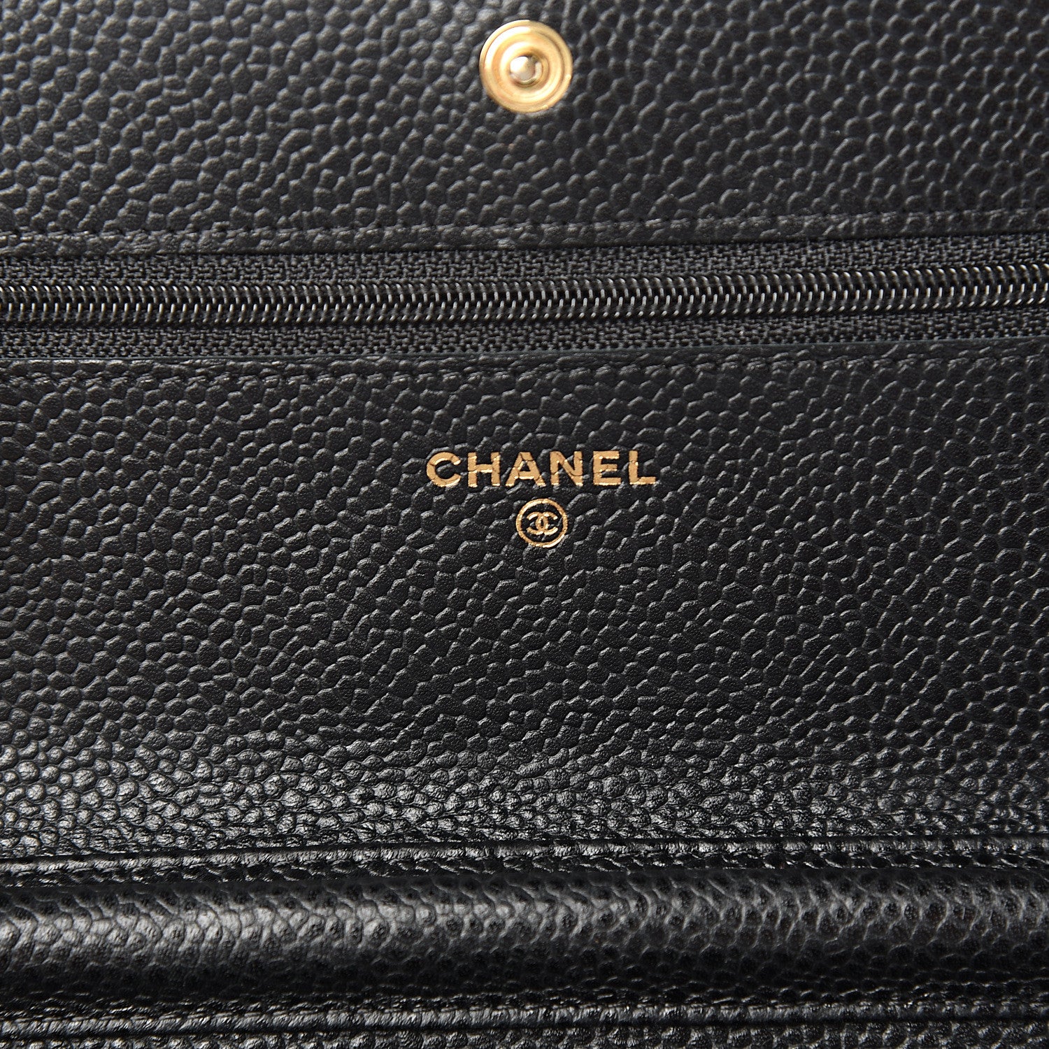 Chanel Caviar Quilted Wallet On Chain WOC Black 5 of 11