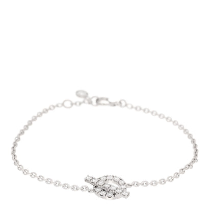 Hermes 18K White Gold Diamond Finesse Bracelet ST 1 of 4