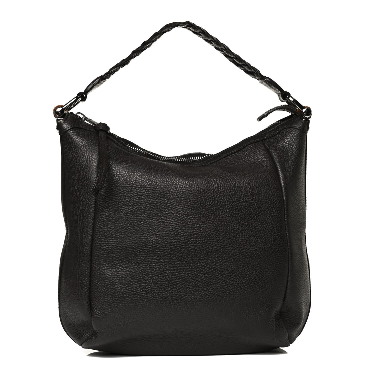 Gucci Grained Calfskin Bamboo Bar Hobo Dark Brown 1 of 37