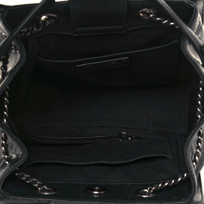 Chanel Caviar Quilted Small CC Bucket Bag Black 4 of 14