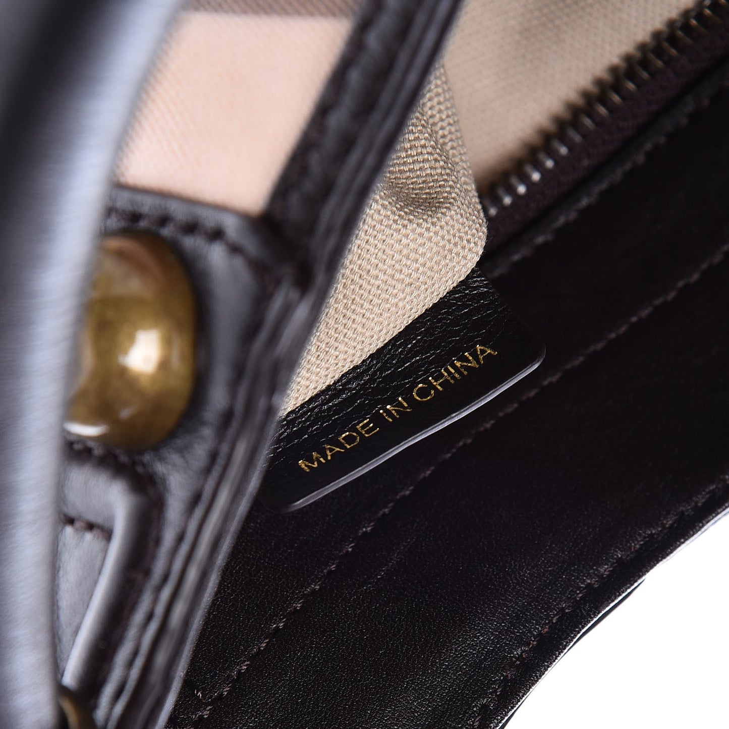 Nova Check Alverton Studded Hobo Chocolate