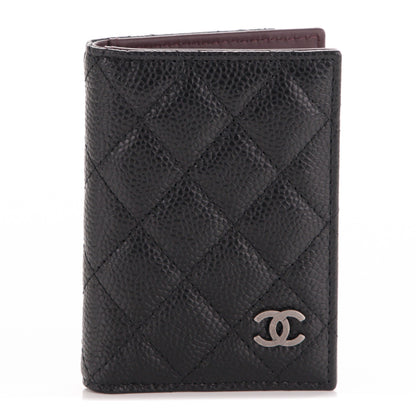Chanel Caviar Quilted Card Holder Wallet Black 1 of 7