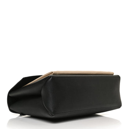 Louis Vuitton Soft Calfskin My Lockme Top Handle Vanille Black 4 of 14