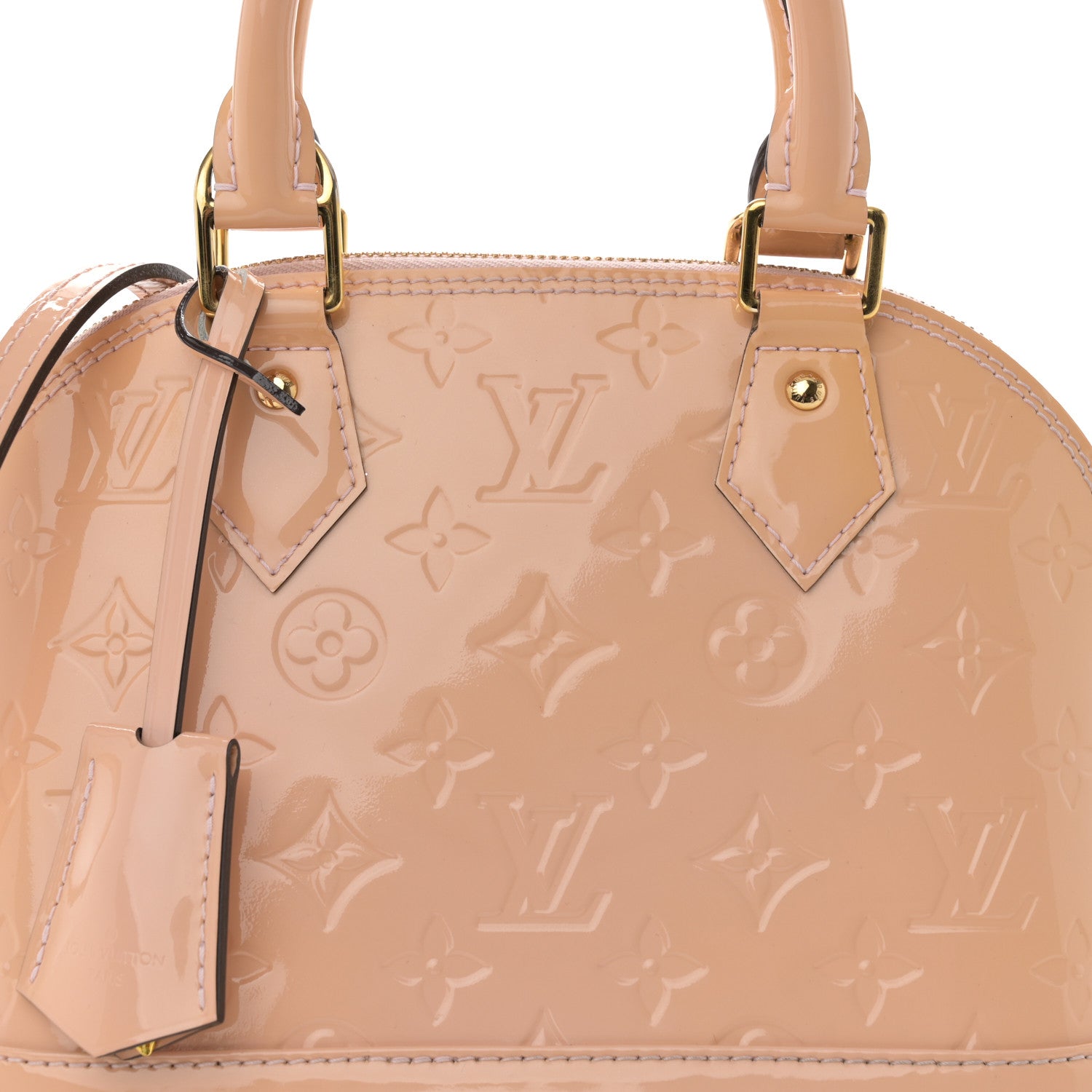 Louis Vuitton Vernis Alma BB Rose Angelique 8 of 10