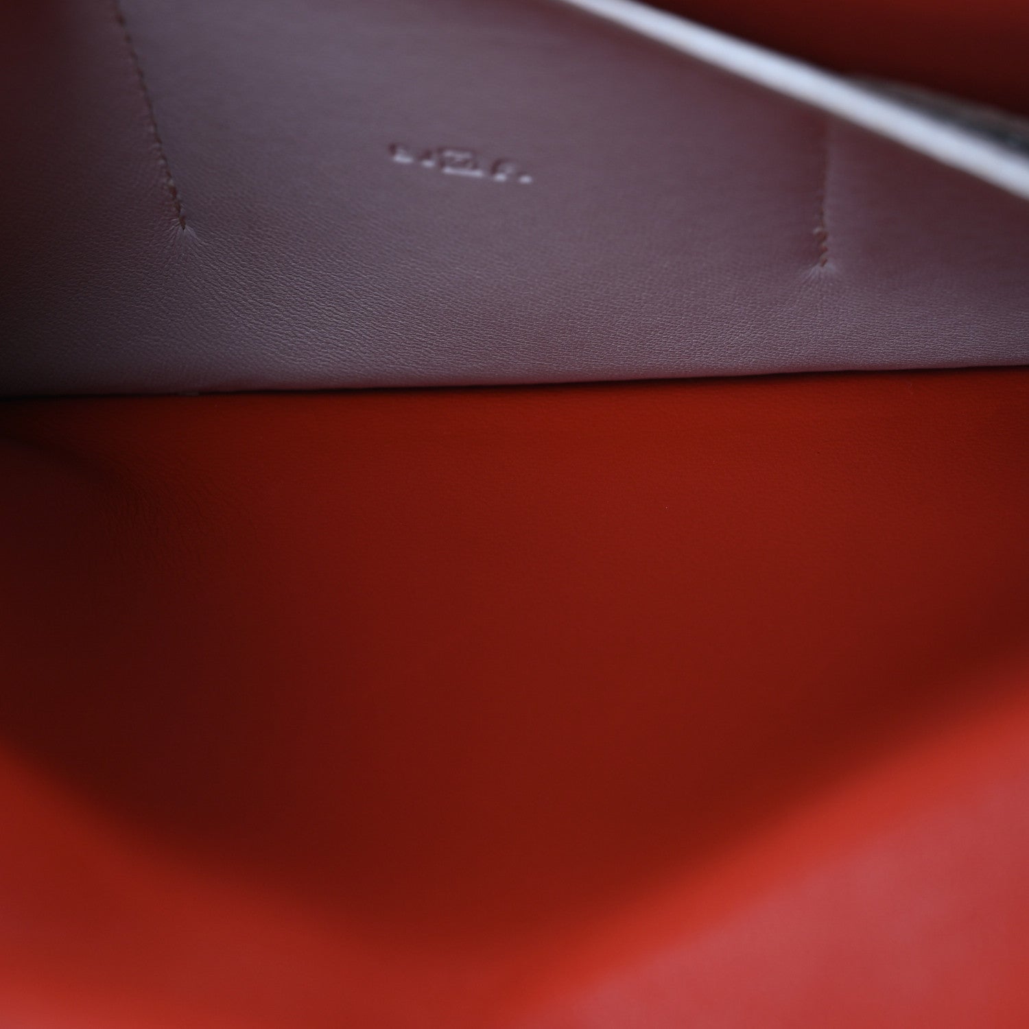 Hermes Togo Dogon Duo Wallet Rouge Garance Gris Mouette 6 of 14