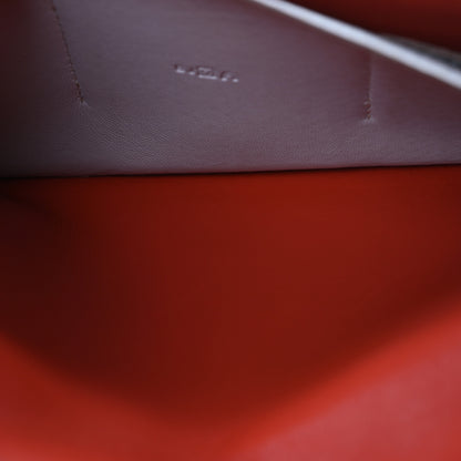 Hermes Togo Dogon Duo Wallet Rouge Garance Gris Mouette 6 of 14