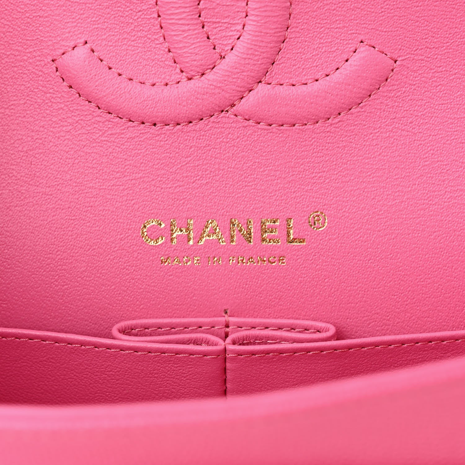 Chanel Caviar Quilted Medium Double Flap Pink 6 of 10