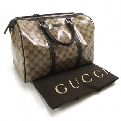 Gucci Crystal Monogram Dollar Calfskin Medium Joy Boston Beige Ebony Testa di Moro 4 of 11