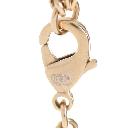 Chanel Crystal CC Multi Strand Chain Necklace Gold 5 of 6