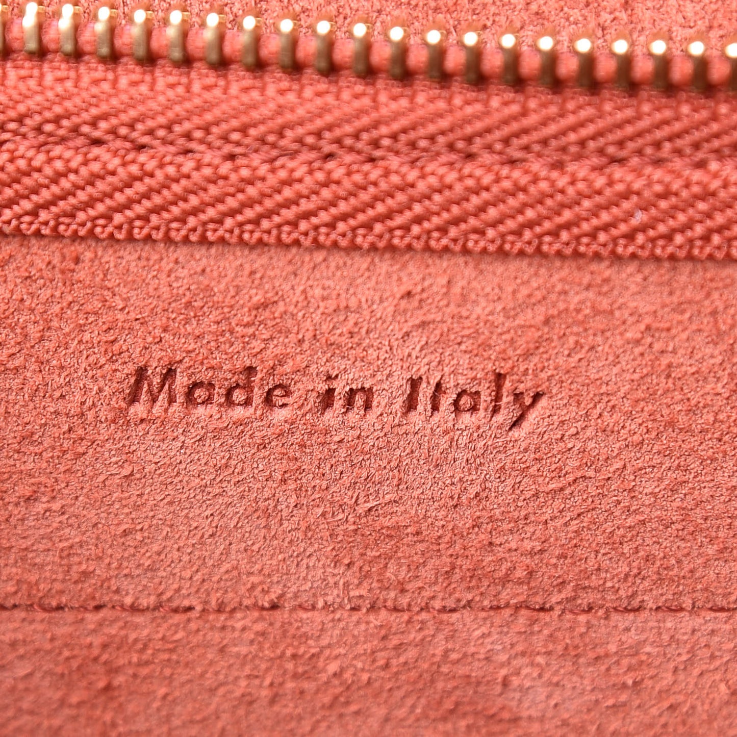 Grained Calfskin Nano Belt Bag Terracotta