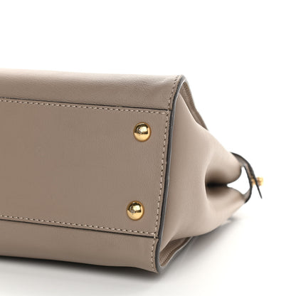 Fendi Vitello Seta Plexiglass Tortoise Medium Peekaboo Iconic Satchel Tortora 11 of 13