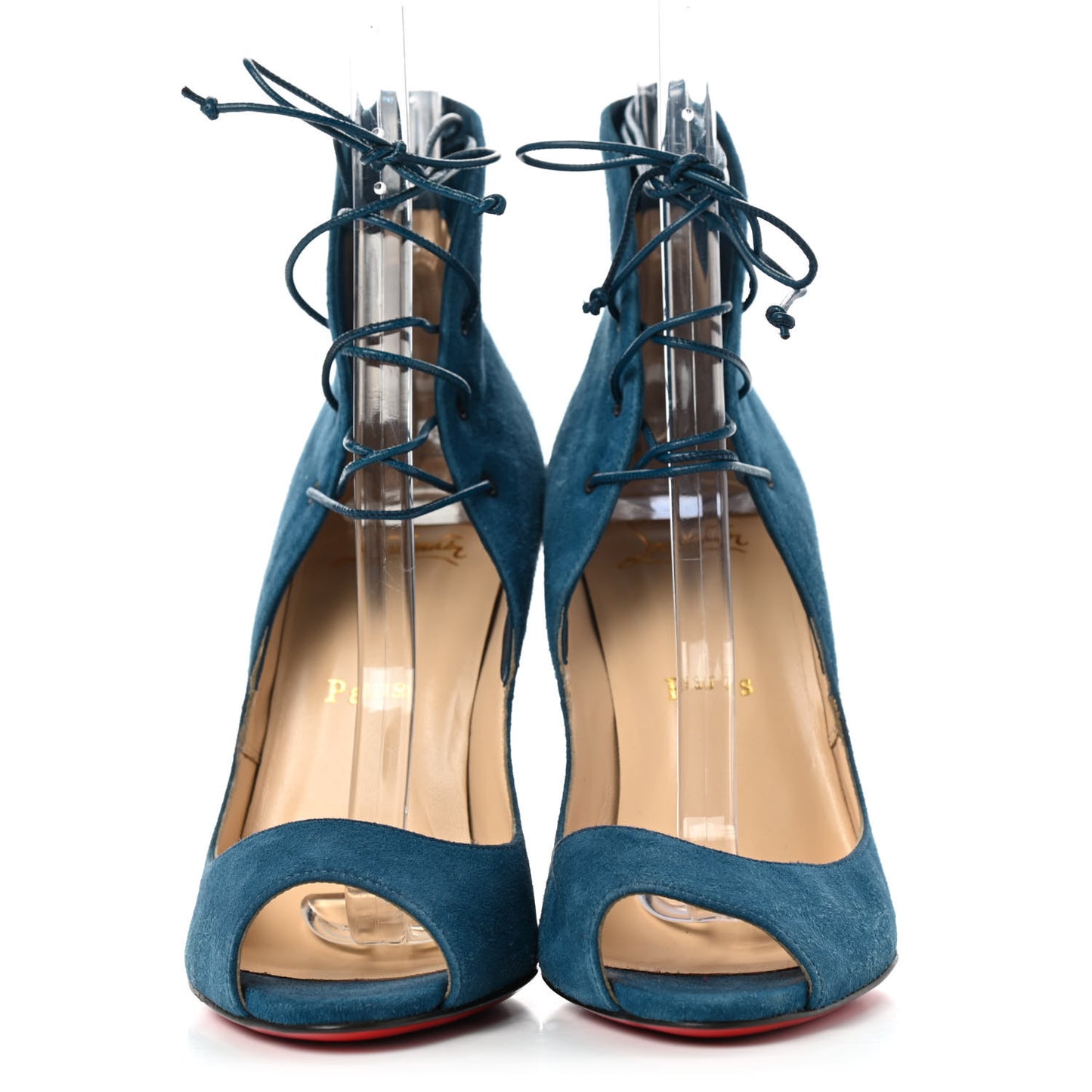 Suede Megavamp 100 Lace Up Pumps 37 Espadon