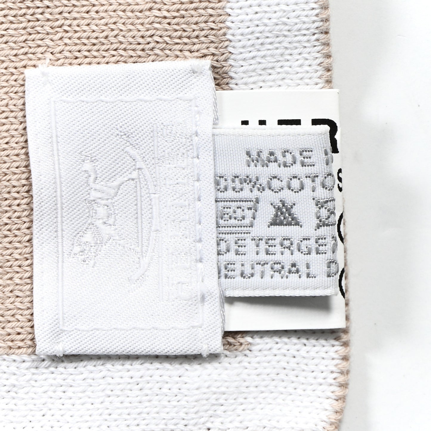 Cotton Knit Adada Baby Blanket Naturel