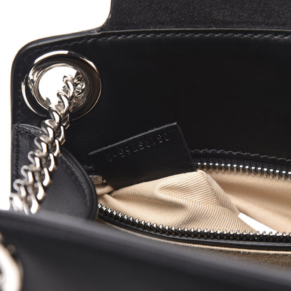 Chloe Shiny Calfskin Medium Annie Shoulder Bag Black 7 of 10
