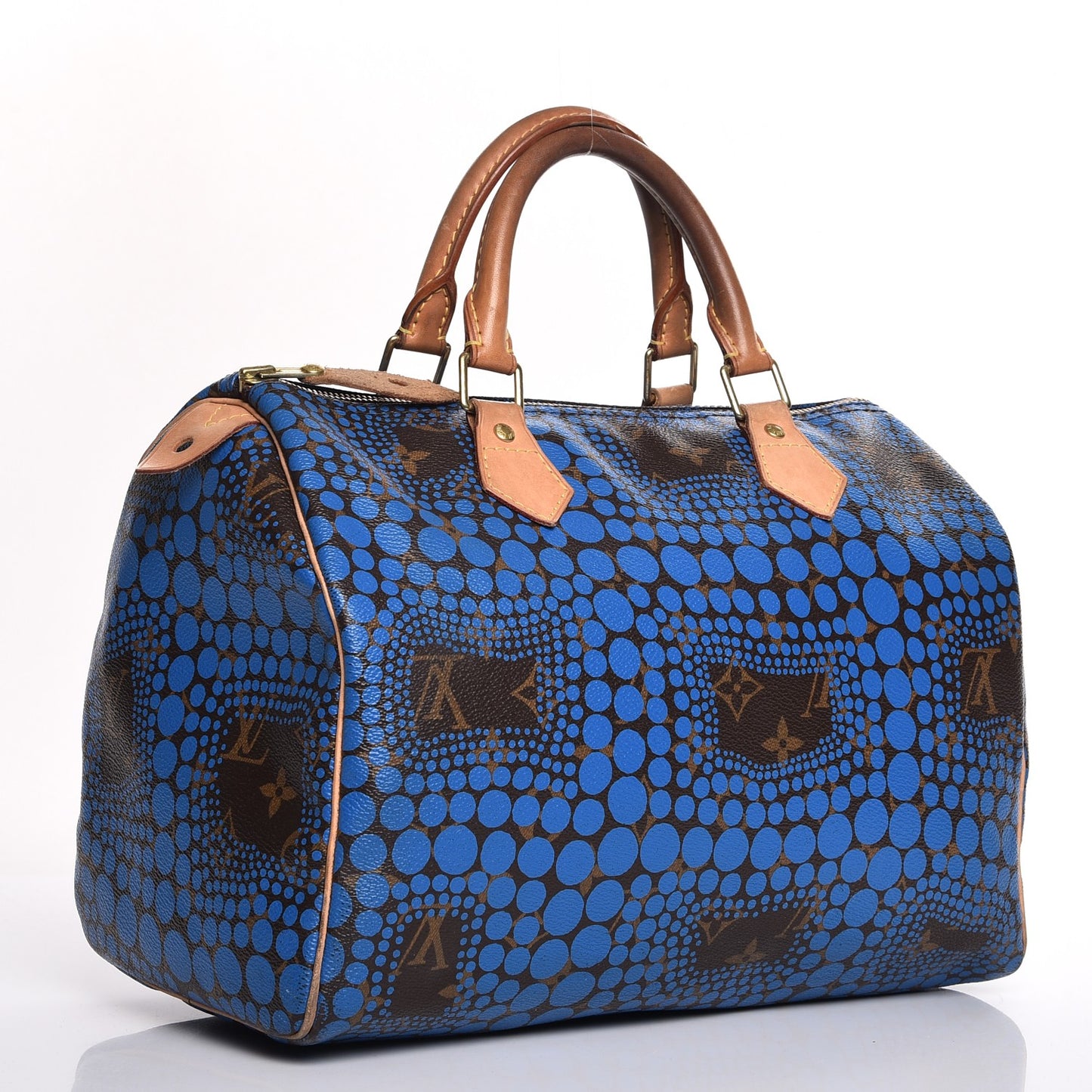 Monogram Kusama Town Speedy 30 Blue