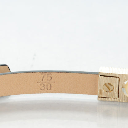 Chanel Lambskin Pearl Belt 75 30 Black 7 of 7