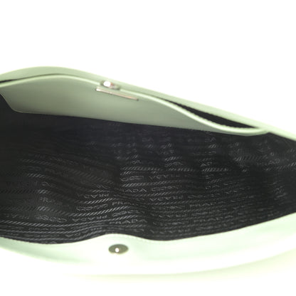 Prada Spazzolato Cleo Shoulder Bag Acqua 5 of 9