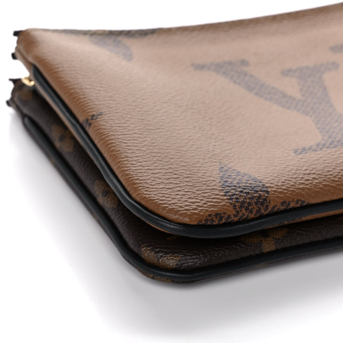 Reverse Monogram Giant Double Zip Pochette