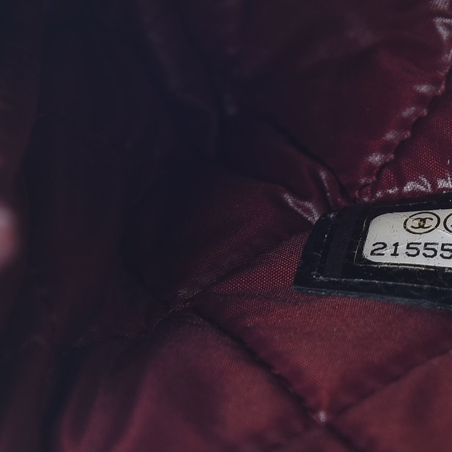 Caviar Quilted Small Cosmetic Case Black