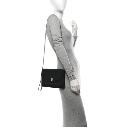 Louis Vuitton Soft Calfskin My Lockme Pochette Black 2 of 10