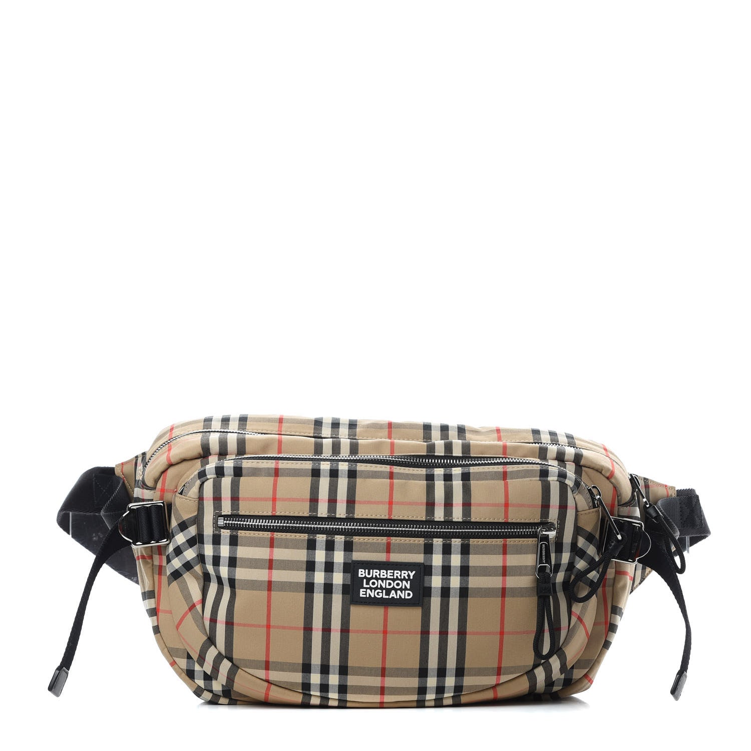 Burberry Cotton Vintage Check Large Cannon Bum Bag Archive Beige 1 of 12
