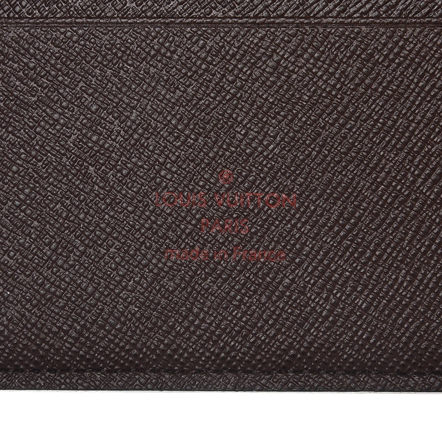 Damier Ebene Large Ring Agenda Cover