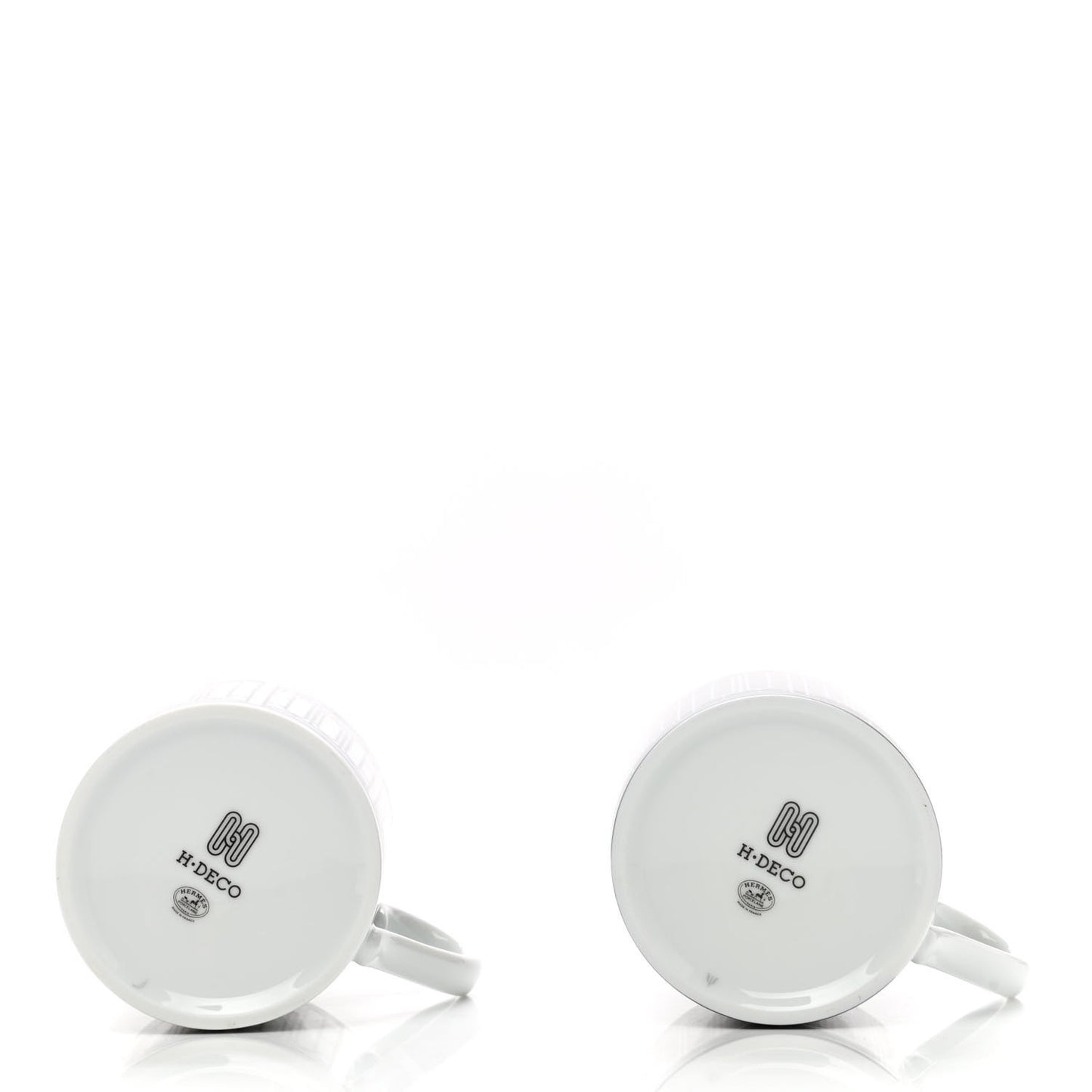 Porcelain H Deco Mug Set Of 2