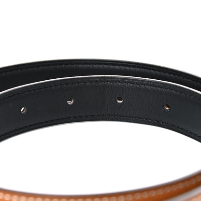 Hermes Epsom Swift 24mm Constance H Belt 75 Gold Black 5 of 5