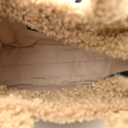 Marc Jacobs Polyester Cotton Mini The Teddy Traveler Tote Bag Beige 5 of 10