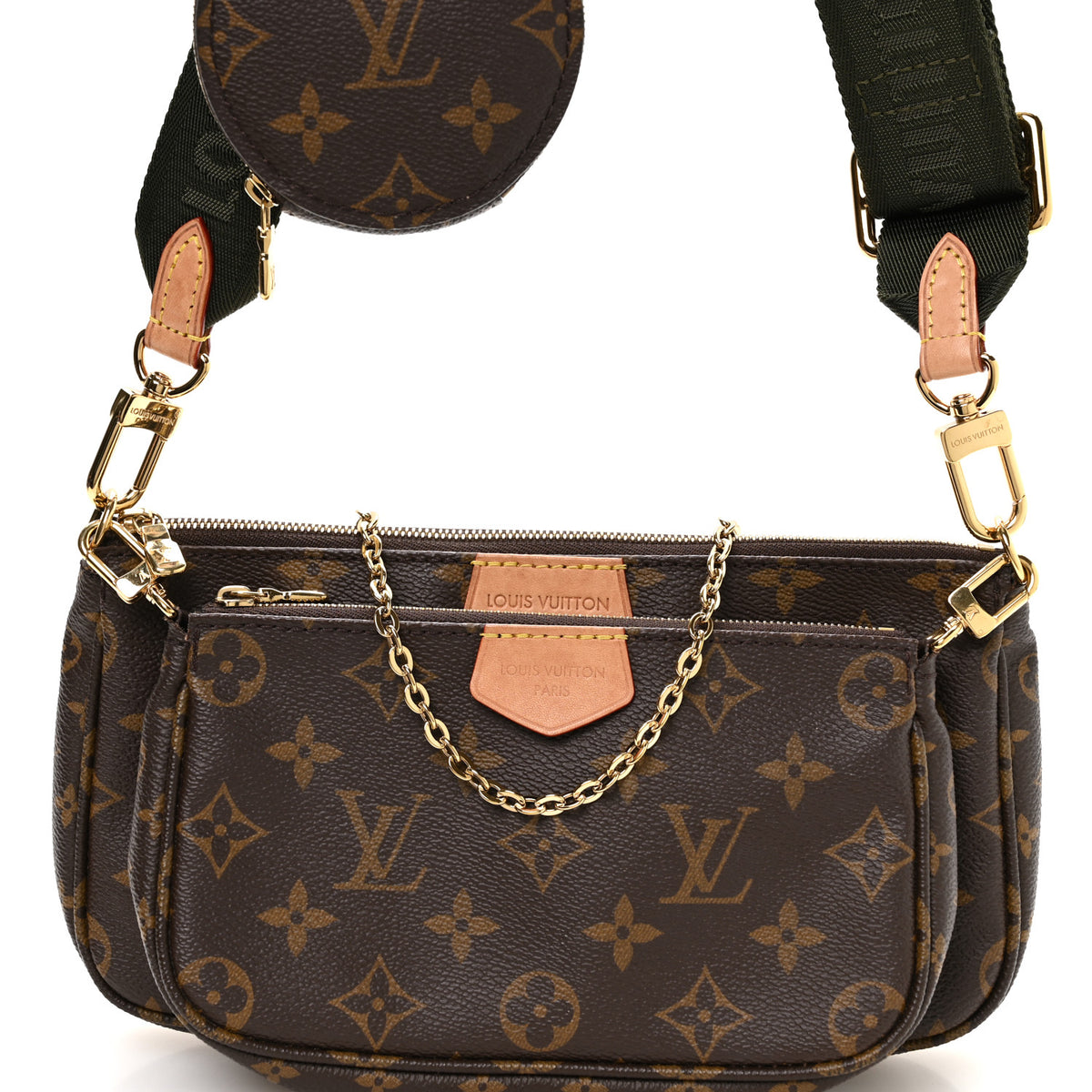 Monogram Multi Pochette Accessories Kaki