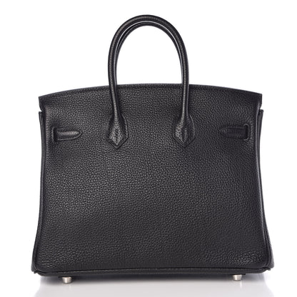 Hermes Togo Birkin 25 Black 4 of 34