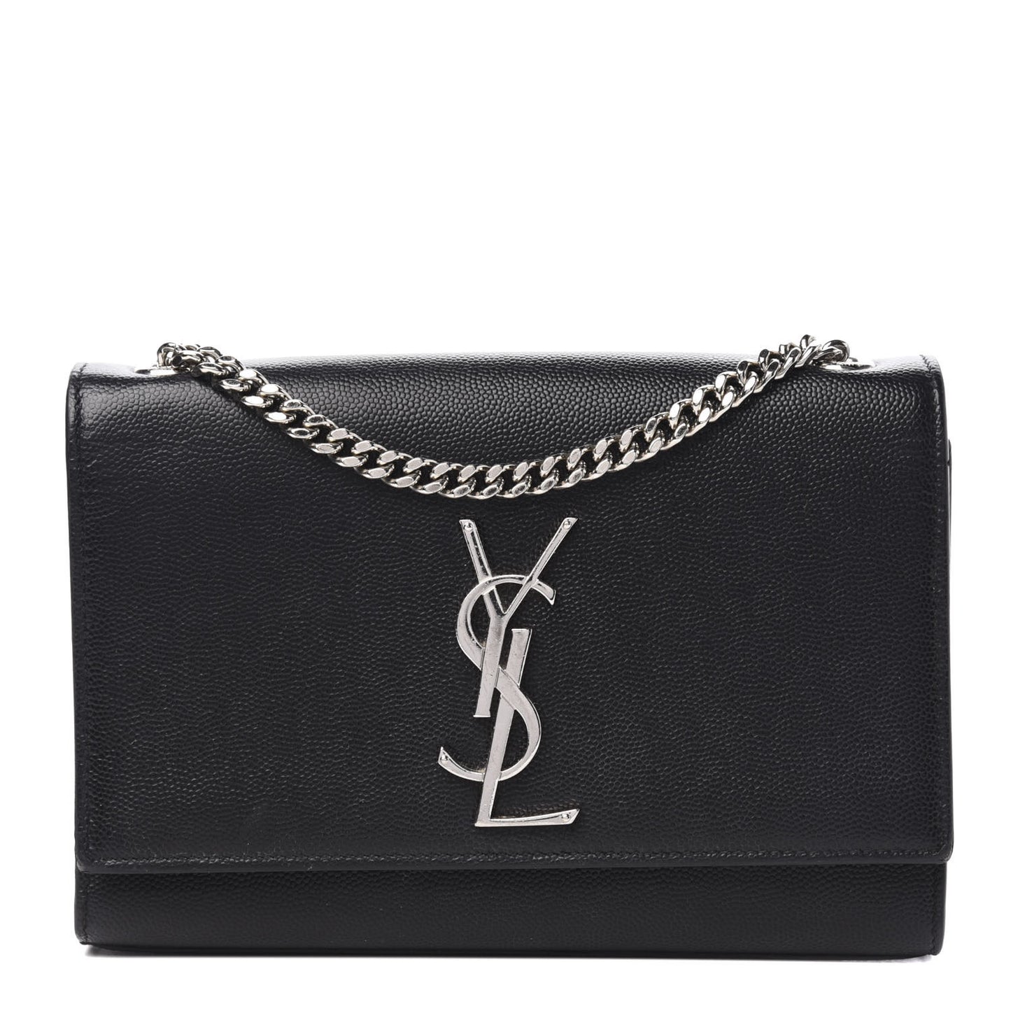 Grain De Poudre Small Monogram Kate Satchel Black