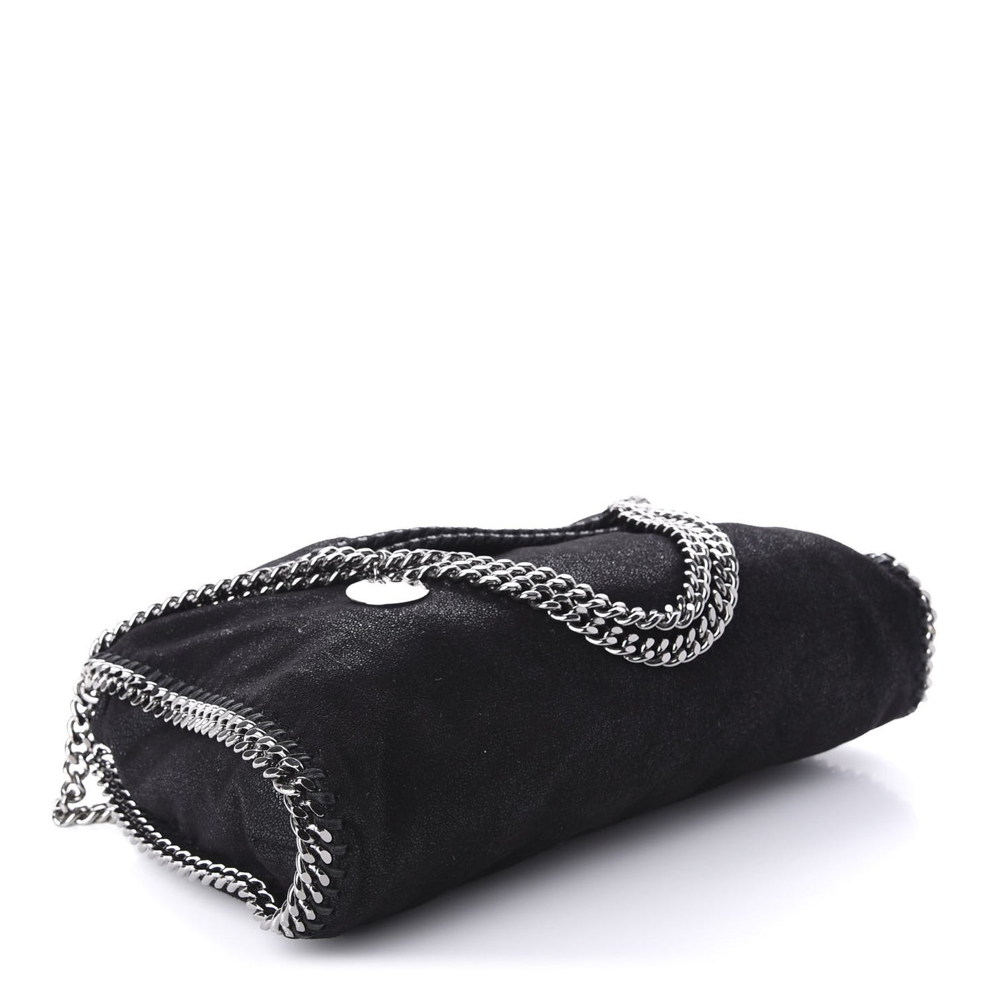 Shaggy Deer Falabella Fold Over Tote Black