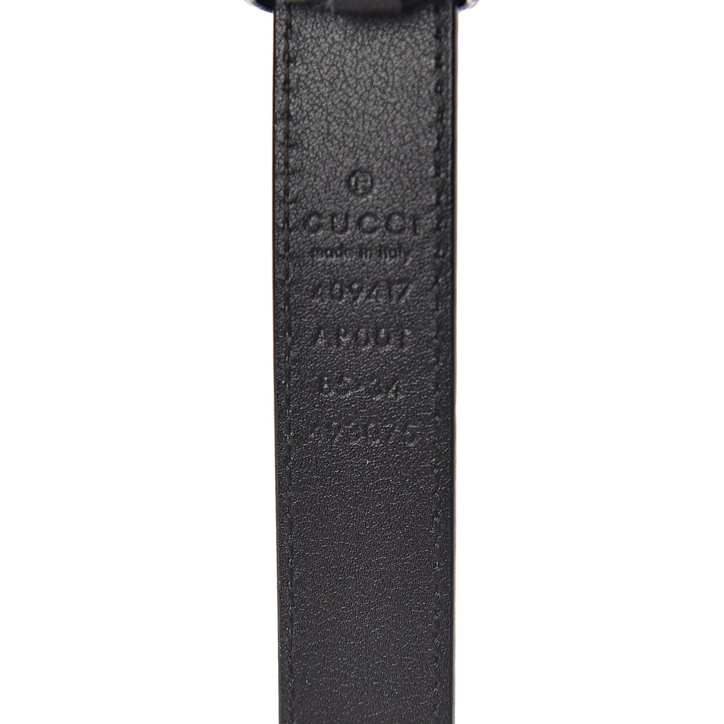 Calfskin Double G 20mm Belt 85 34 Black