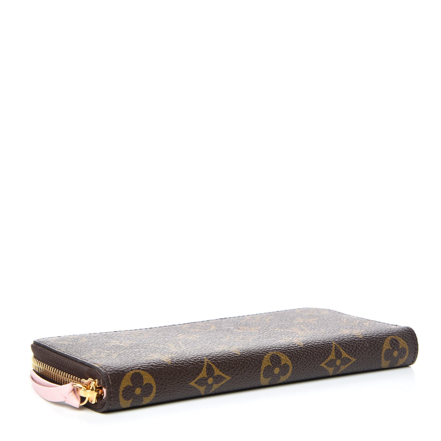 Monogram Clemence Wallet Rose Ballerine