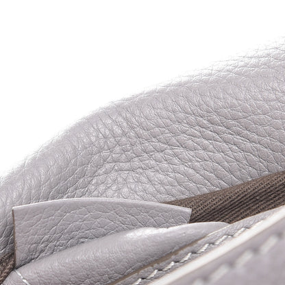 Chloe Calfskin Mini Marcie Round Crossbody Bag Cashmere Grey 7 of 8