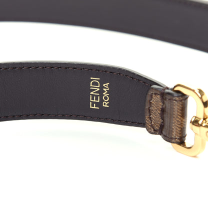 Fendi Glazed Fabric FF Strap You Tobacco 3 of 4