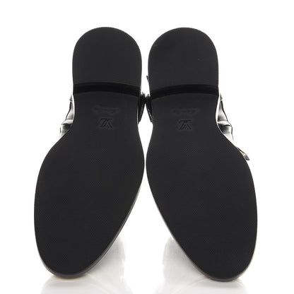Louis Vuitton Calfskin Valley Flat Ankle Boots 37.5 Black 5 of 8