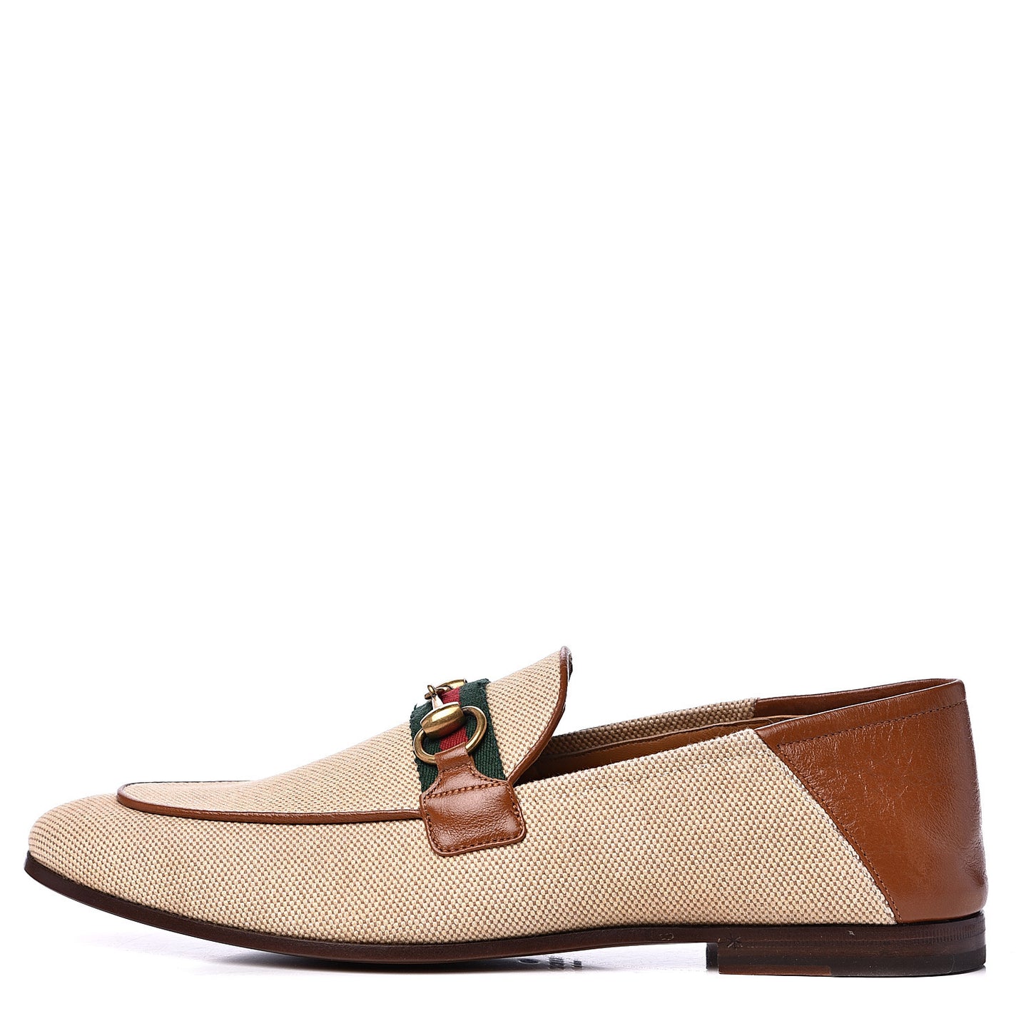 Canvas Web Mens Brixton Horsebit Loafers 8 Sand Light Cuir