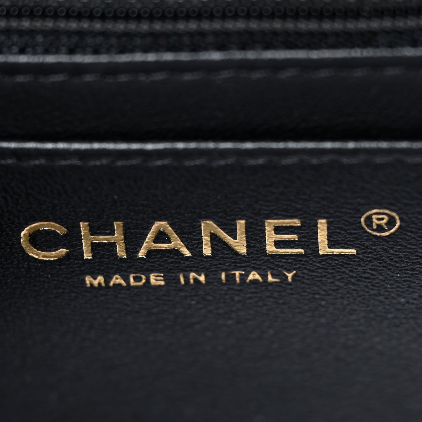 Lambskin Quilted Mini Square Flap Black