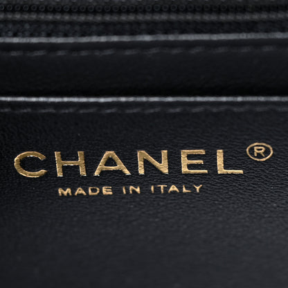 Chanel Lambskin Quilted Mini Square Flap Black 5 of 16