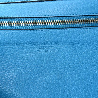 Valentino Garavani Pebbled Calfskin Medium Rockstud Tote Parrot 5 of 8